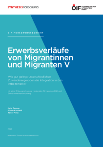 Forschungsbericht: Erwerbsverläufe von Migrantinnen und Migranten V